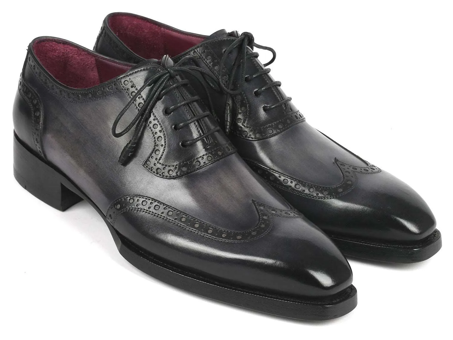 Paul Parkman Men's Handcrafted Wingtip Oxfords