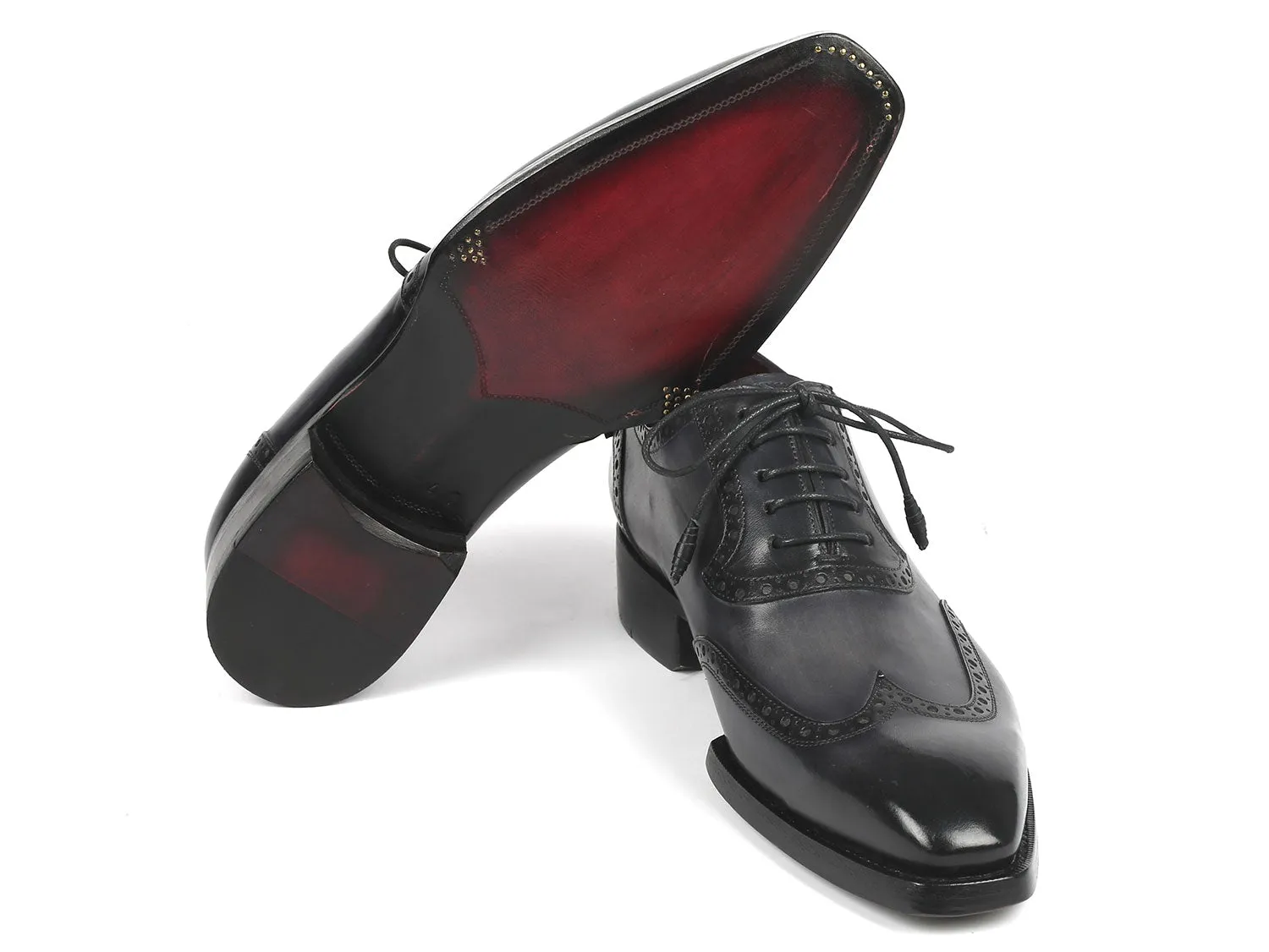 Paul Parkman Men's Handcrafted Wingtip Oxfords