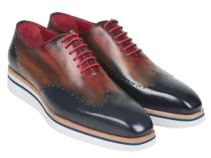 Paul Parkman Men's Multi-Color Wingtip Oxfords