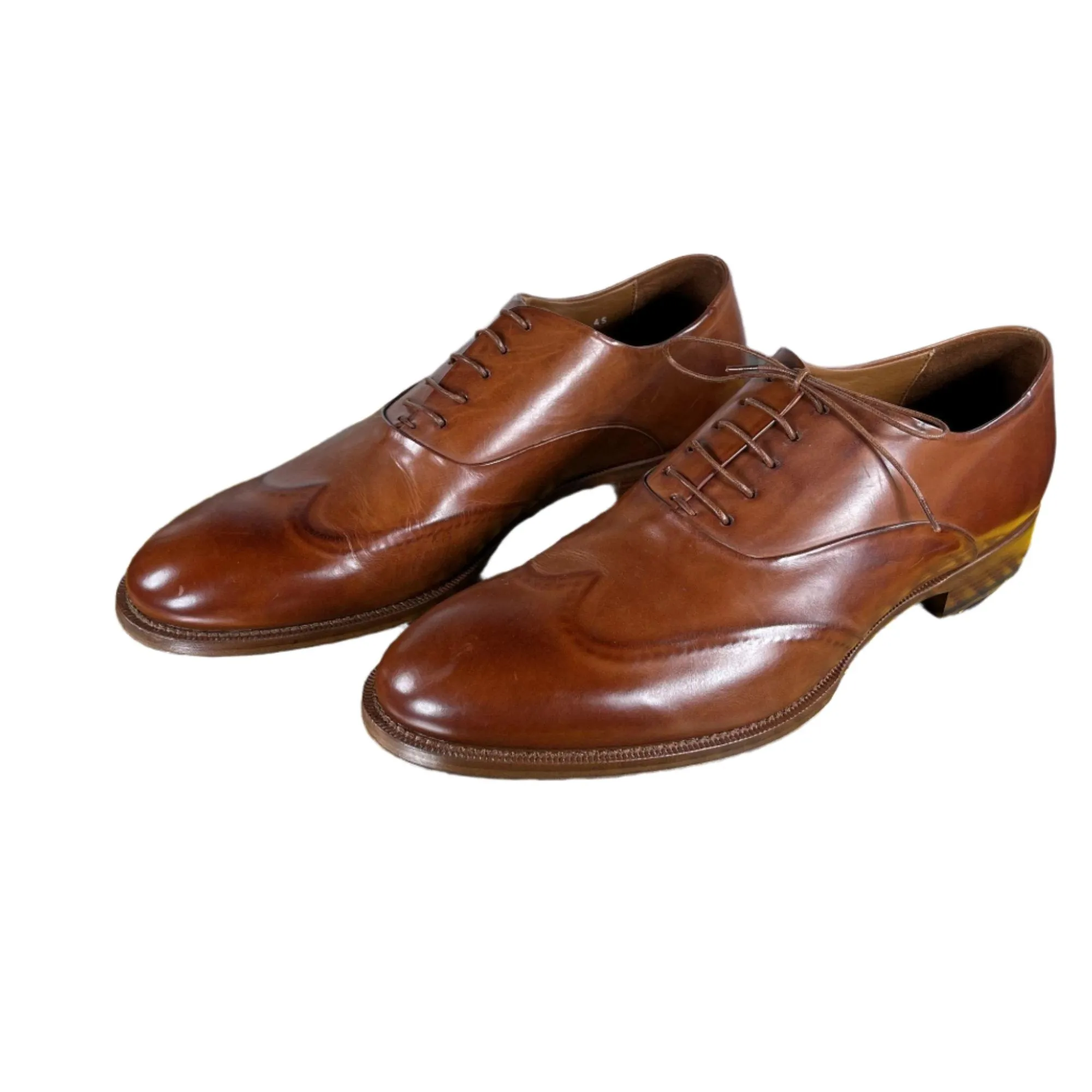 Paul Smith Lomax Tan Leather Oxfords