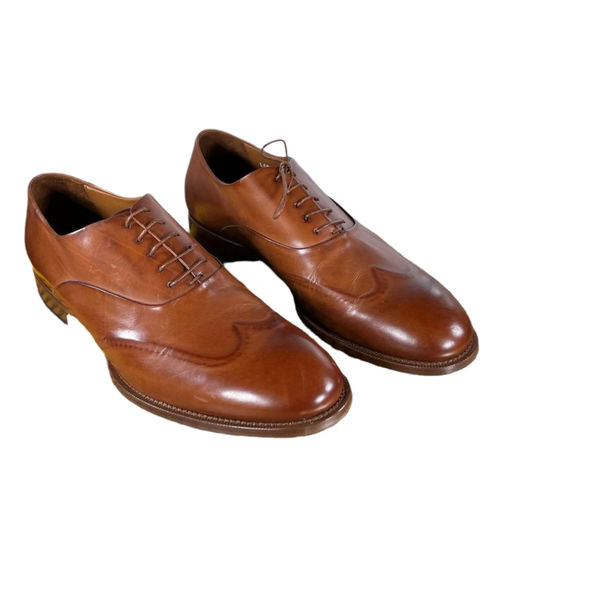 Paul Smith Lomax Tan Leather Oxfords