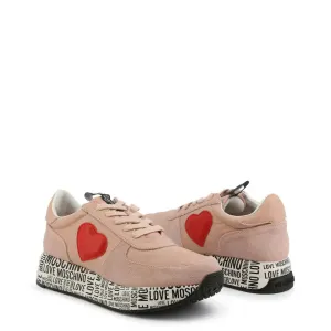 Pink Heart Sneakers
