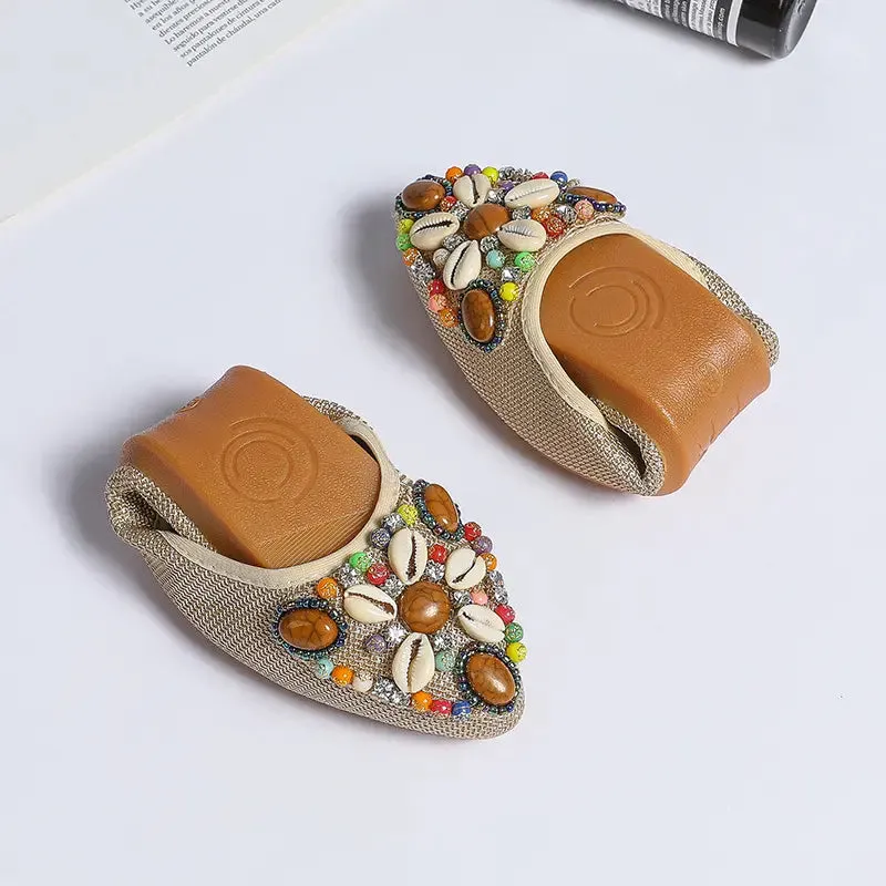Plus Size 33-43 Women Flats Shoes  Loafers Slip on Flat Shoes Ballet Flats Comfortable Ladies Shoes