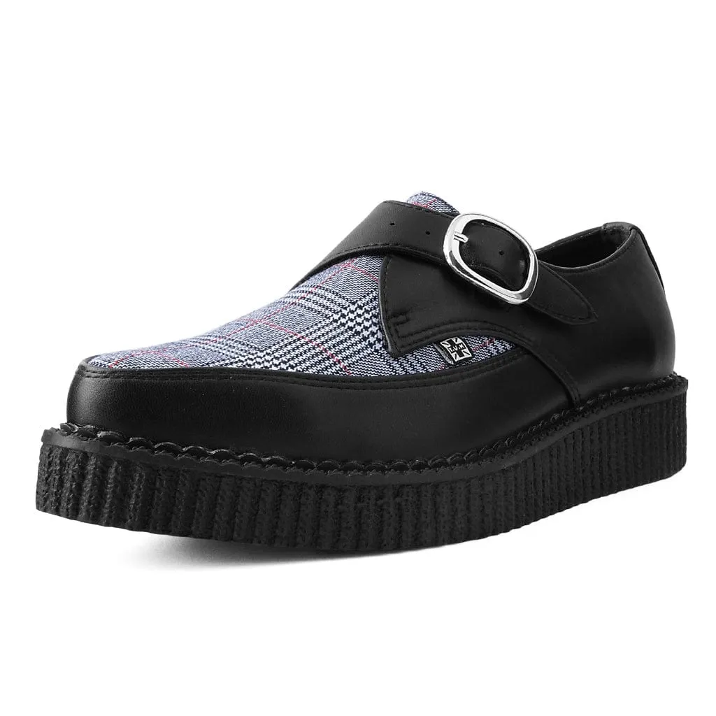 Pointed Buckle Creeper Black & Plaid TUKskin™