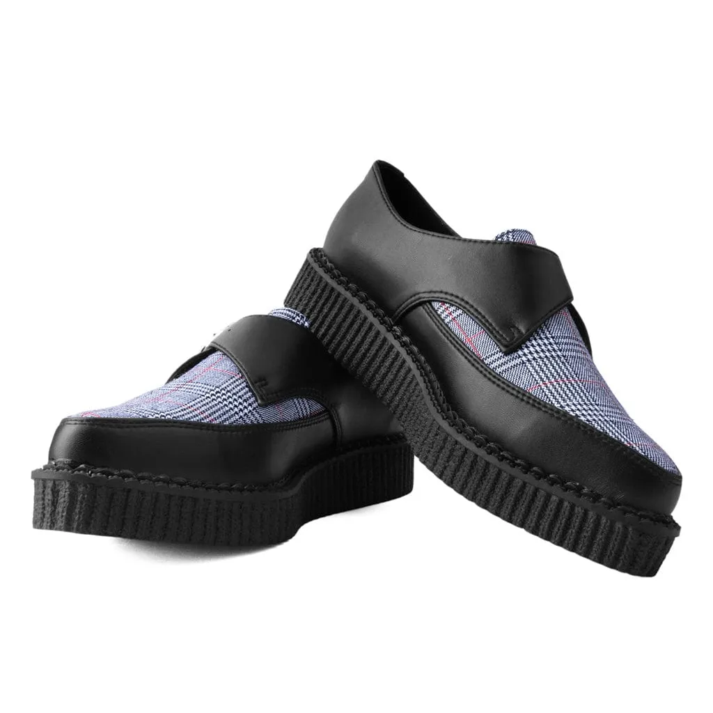 Pointed Buckle Creeper Black & Plaid TUKskin™