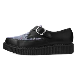 Pointed Buckle Creeper Black & Plaid TUKskin™