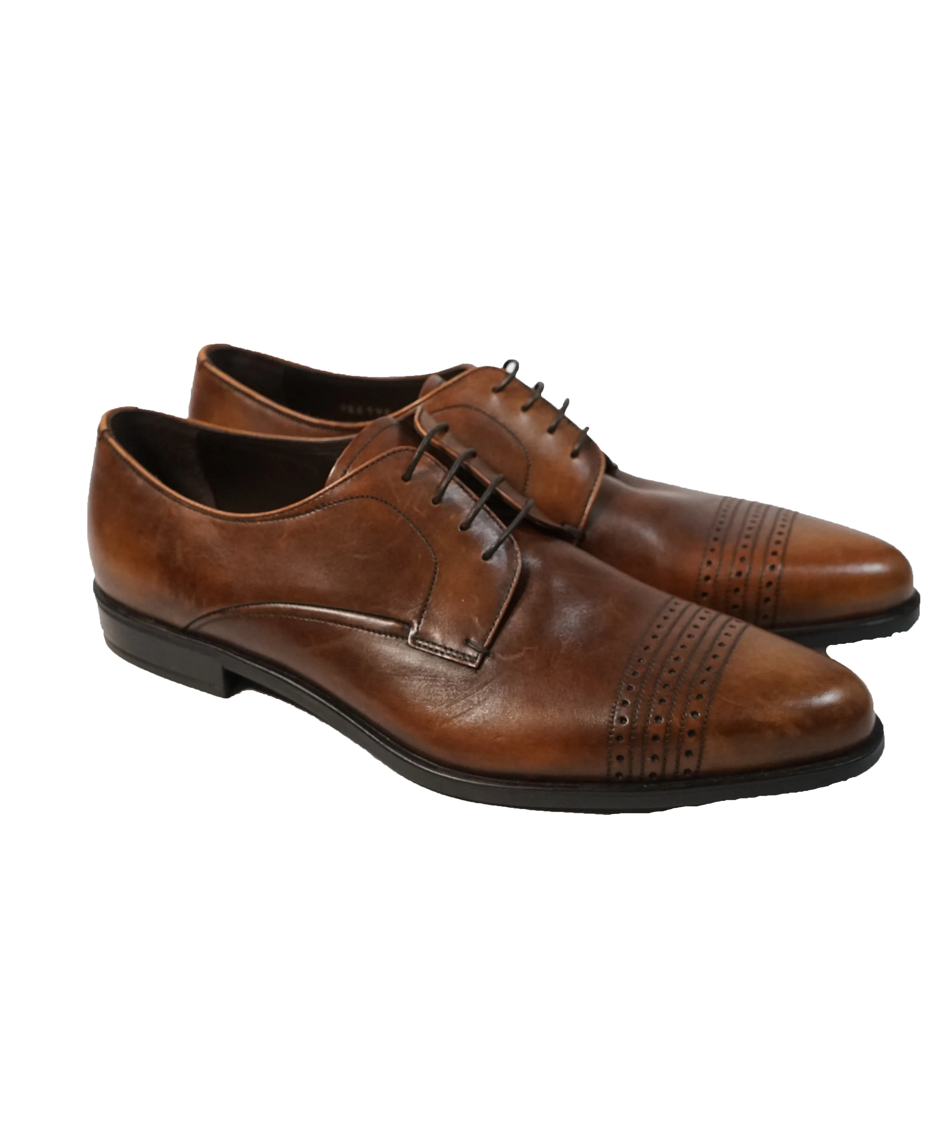 PRADA - Cap-Toe Modern Brogue Oxford - 9