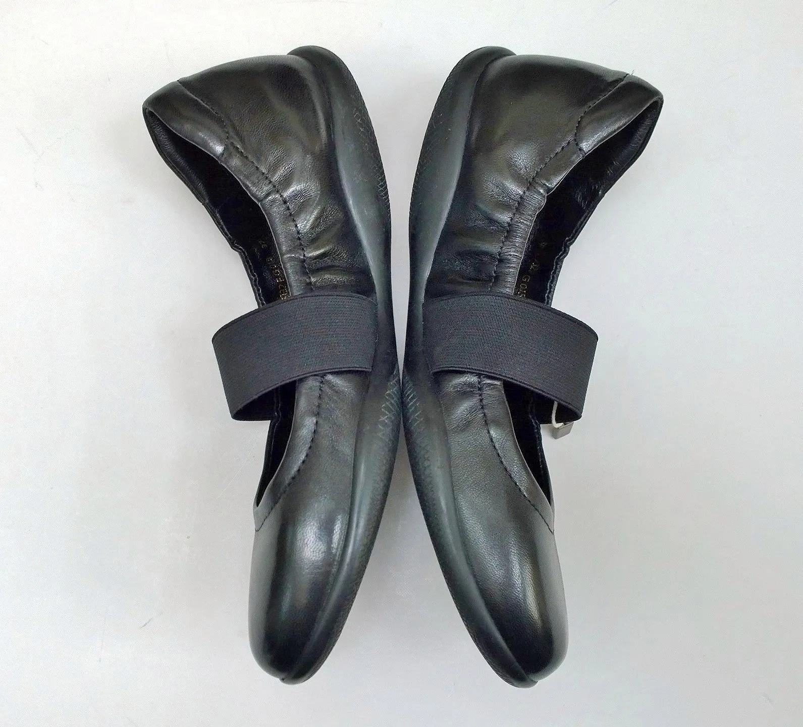 Prada Sport Black Leather Mary Jane Sneakers Flats