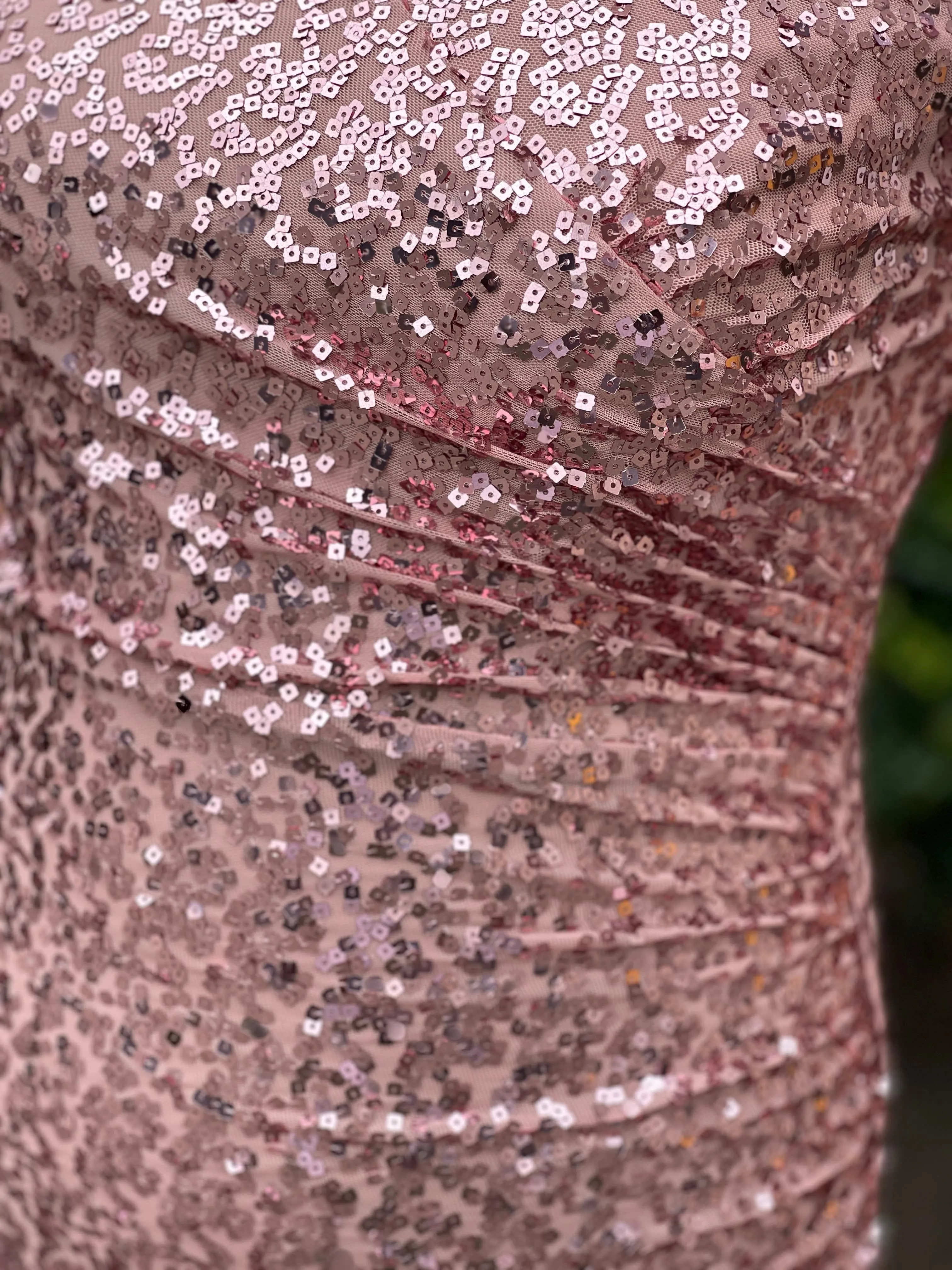Quartez Pink Sequin Dress