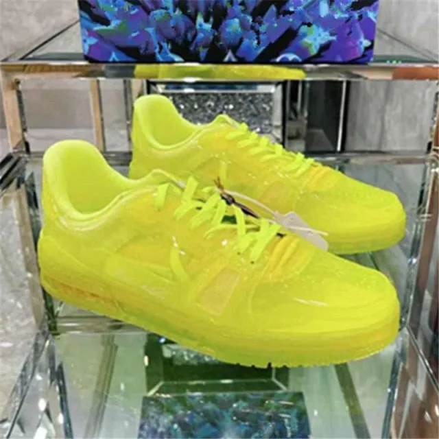 Real Leather Platform Sports  Running Couple Shoes