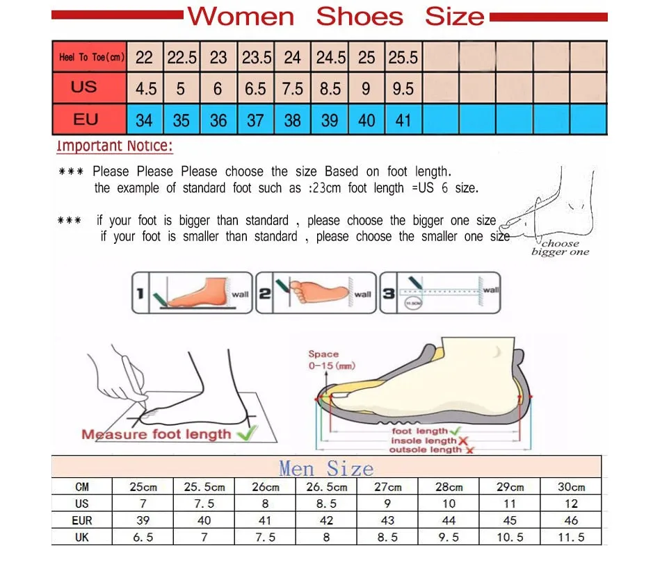 Real Leather Platform Sports  Running Couple Shoes