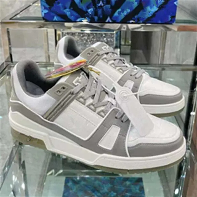 Real Leather Platform Sports  Running Couple Shoes