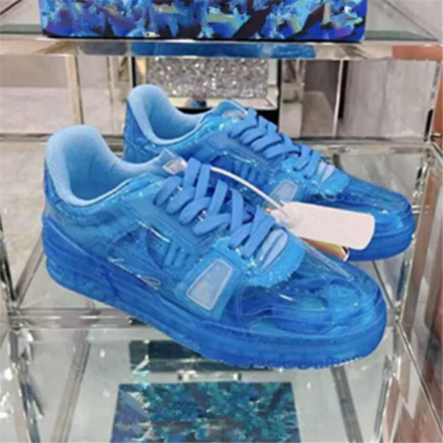 Real Leather Platform Sports  Running Couple Shoes