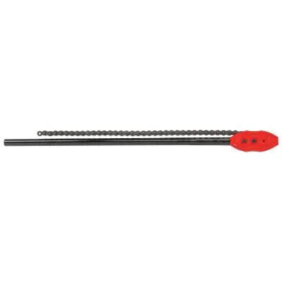 Ridge Tool Company Chain Tong Wrench, 1 1/2-8 in Pipe Capacity, 40 1/2 in Chain, 50 in Long, 92680