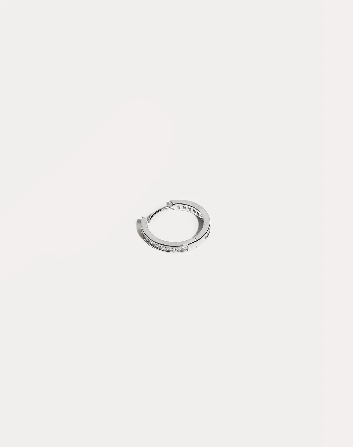 Ruby Big Sister Silver Hoop Earrings