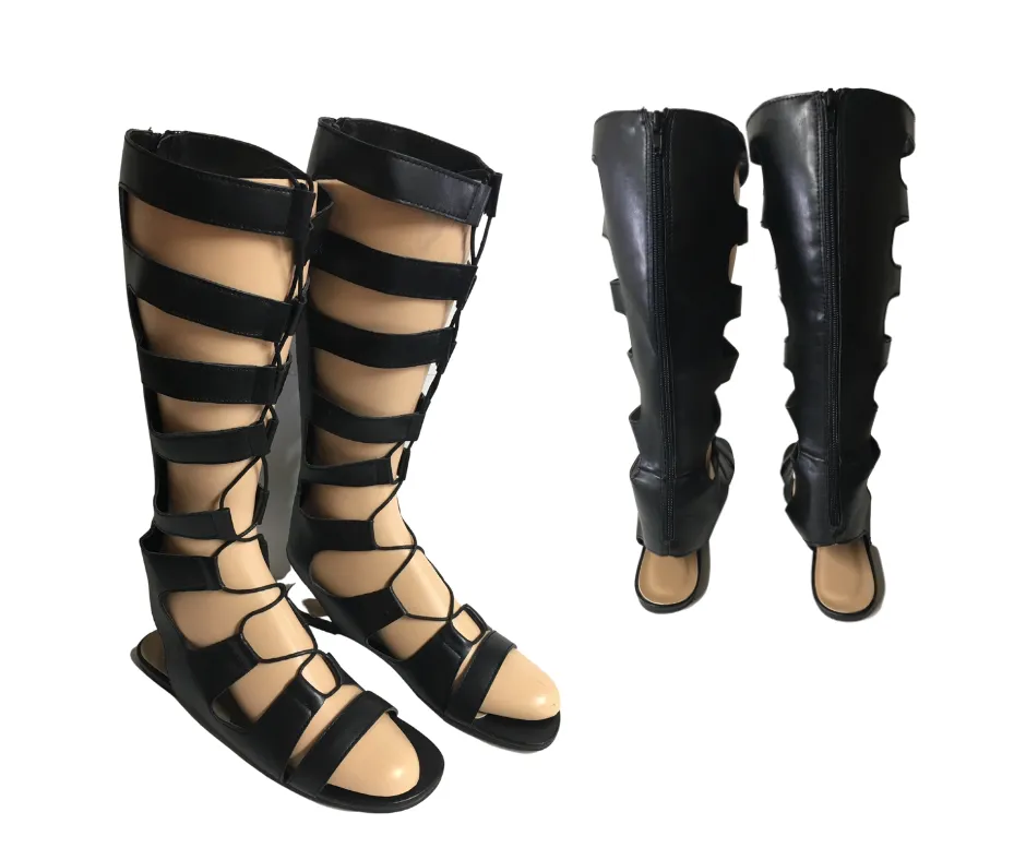 Rule Gladiator  Sandals- Knee High