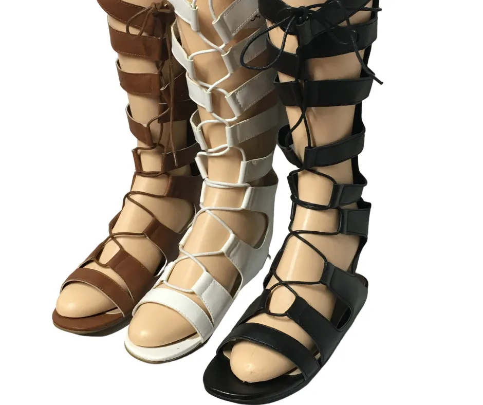 Rule Gladiator  Sandals- Knee High