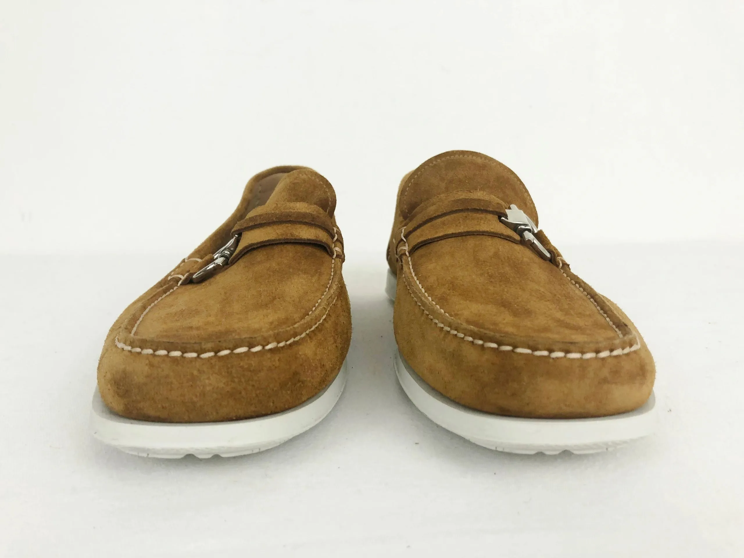 Salvatore Ferragamo Suede Deck Shoes Size 11