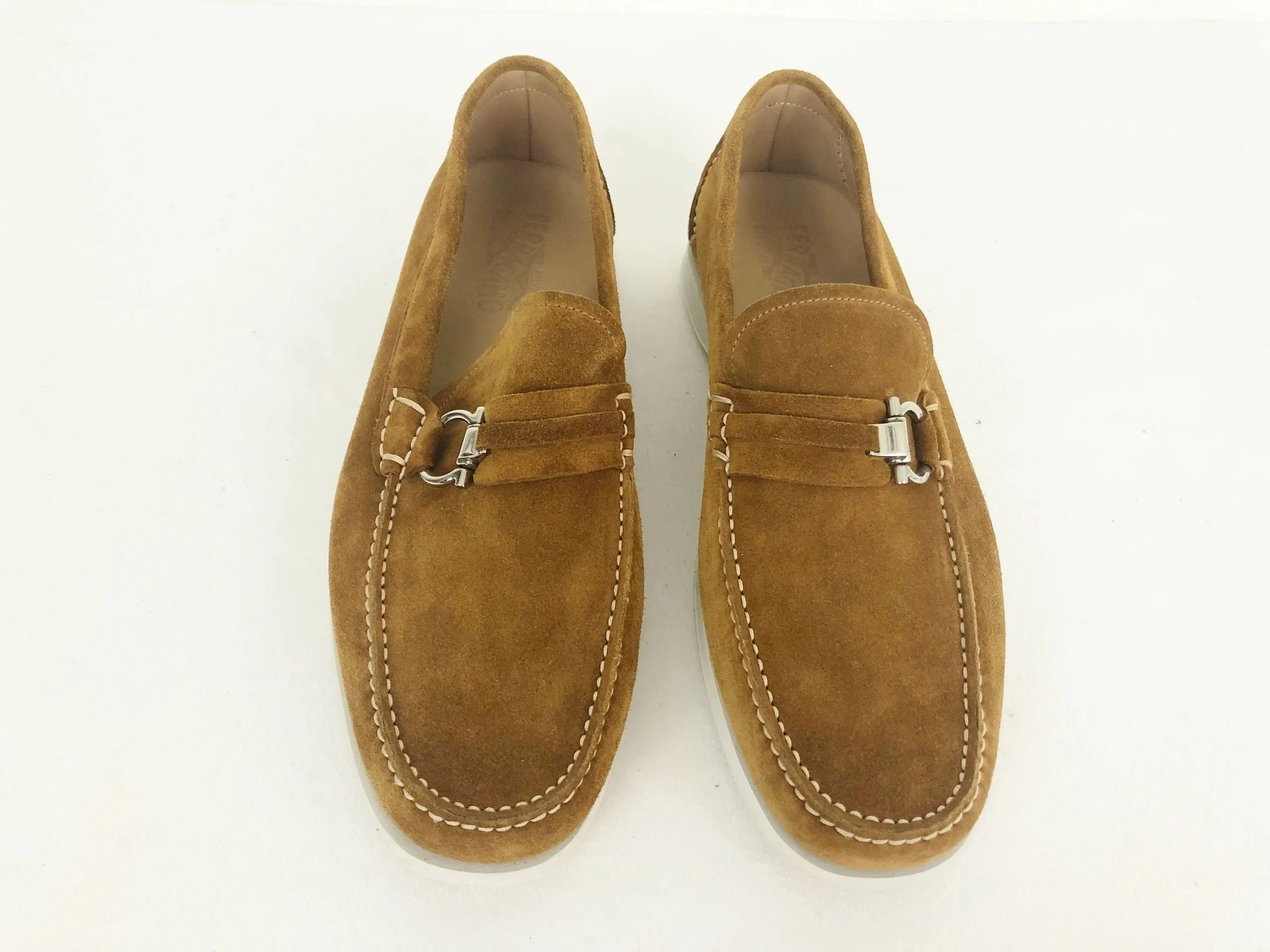 Salvatore Ferragamo Suede Deck Shoes Size 11