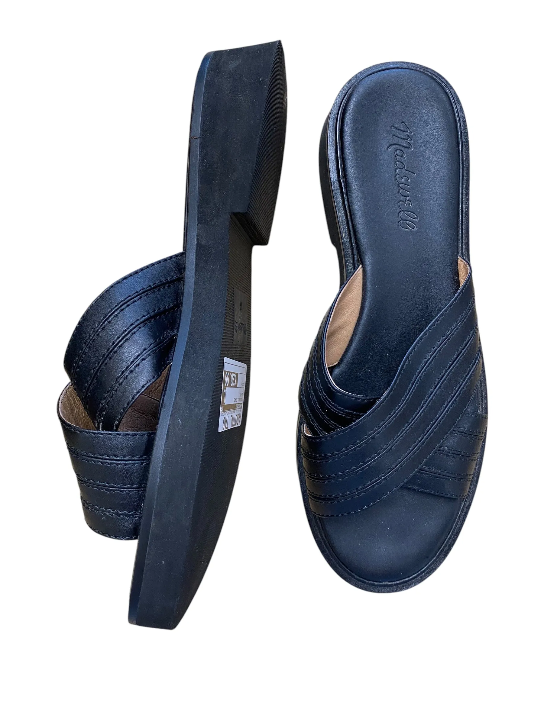 Sandals Flats By Madewell In Black, Size: 8