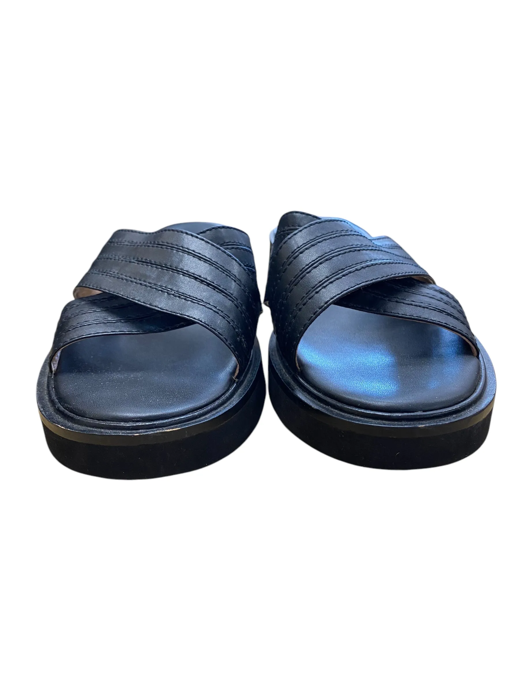 Sandals Flats By Madewell In Black, Size: 8
