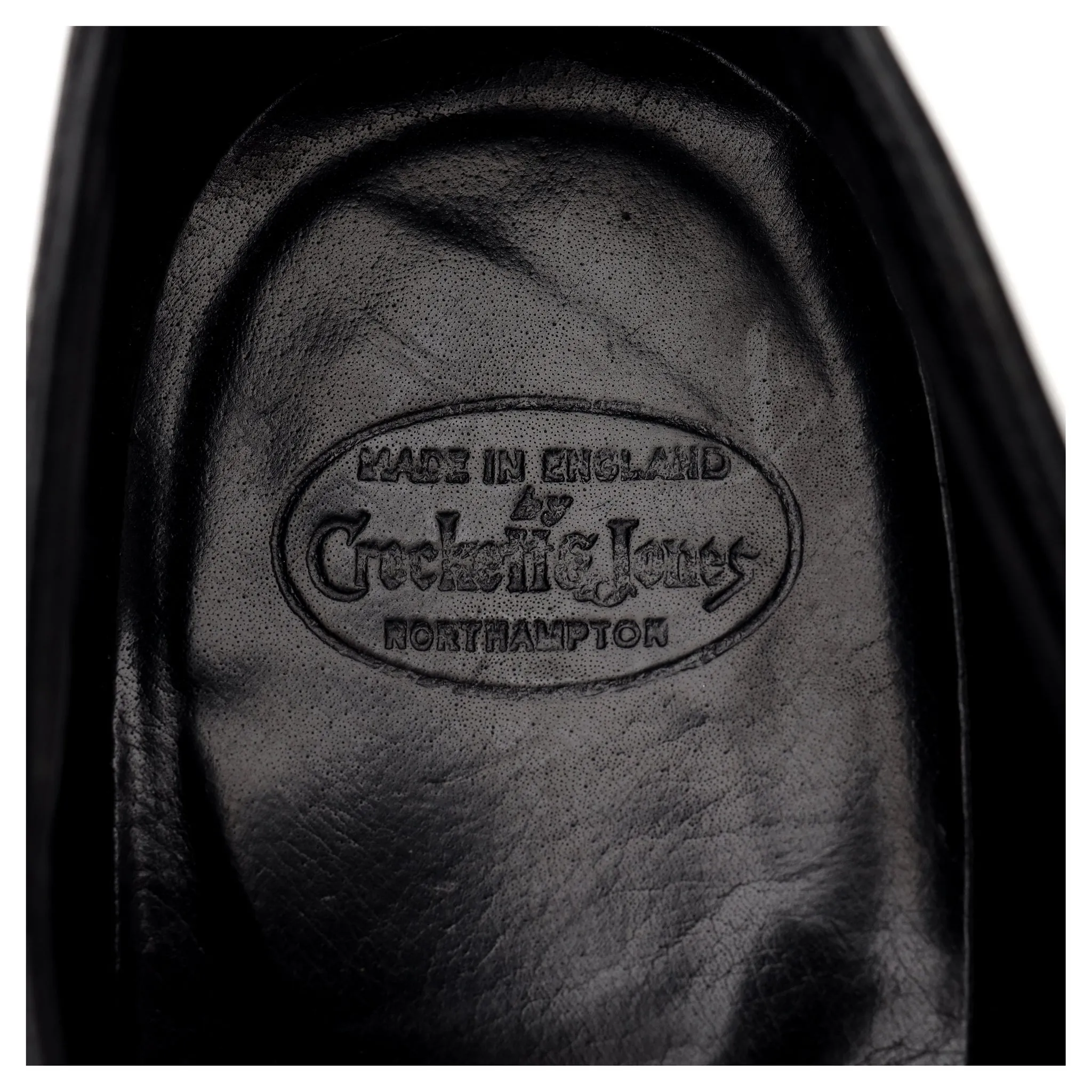 'Savile' Black Leather Monk Strap UK 7 E