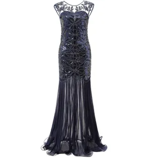Sequin Beaded Art Deco 1920s Style Dress 1920's Themed Birthday Party|JaosWish