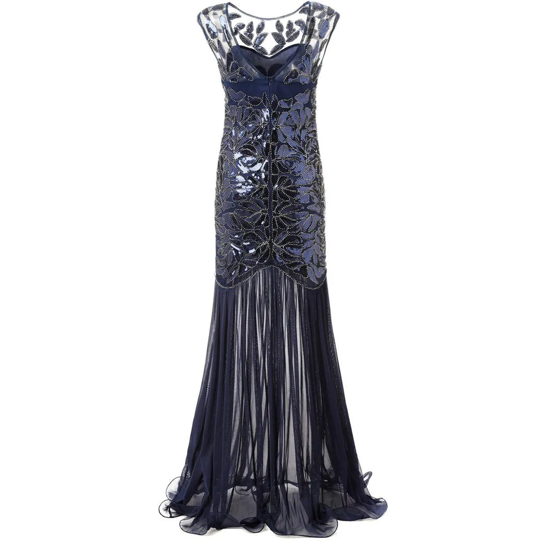 Sequin Beaded Art Deco 1920s Style Dress 1920's Themed Birthday Party|JaosWish