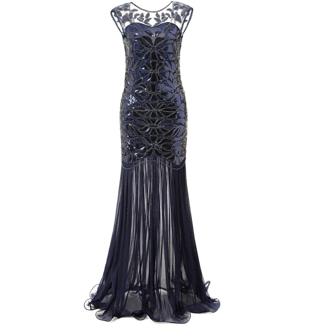 Sequin Beaded Art Deco 1920s Style Dress 1920's Themed Birthday Party|JaosWish