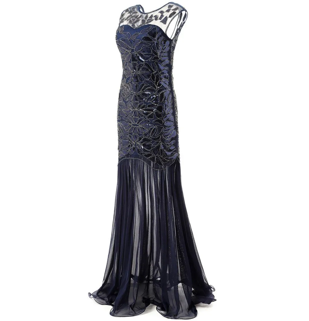 Sequin Beaded Art Deco 1920s Style Dress 1920's Themed Birthday Party|JaosWish