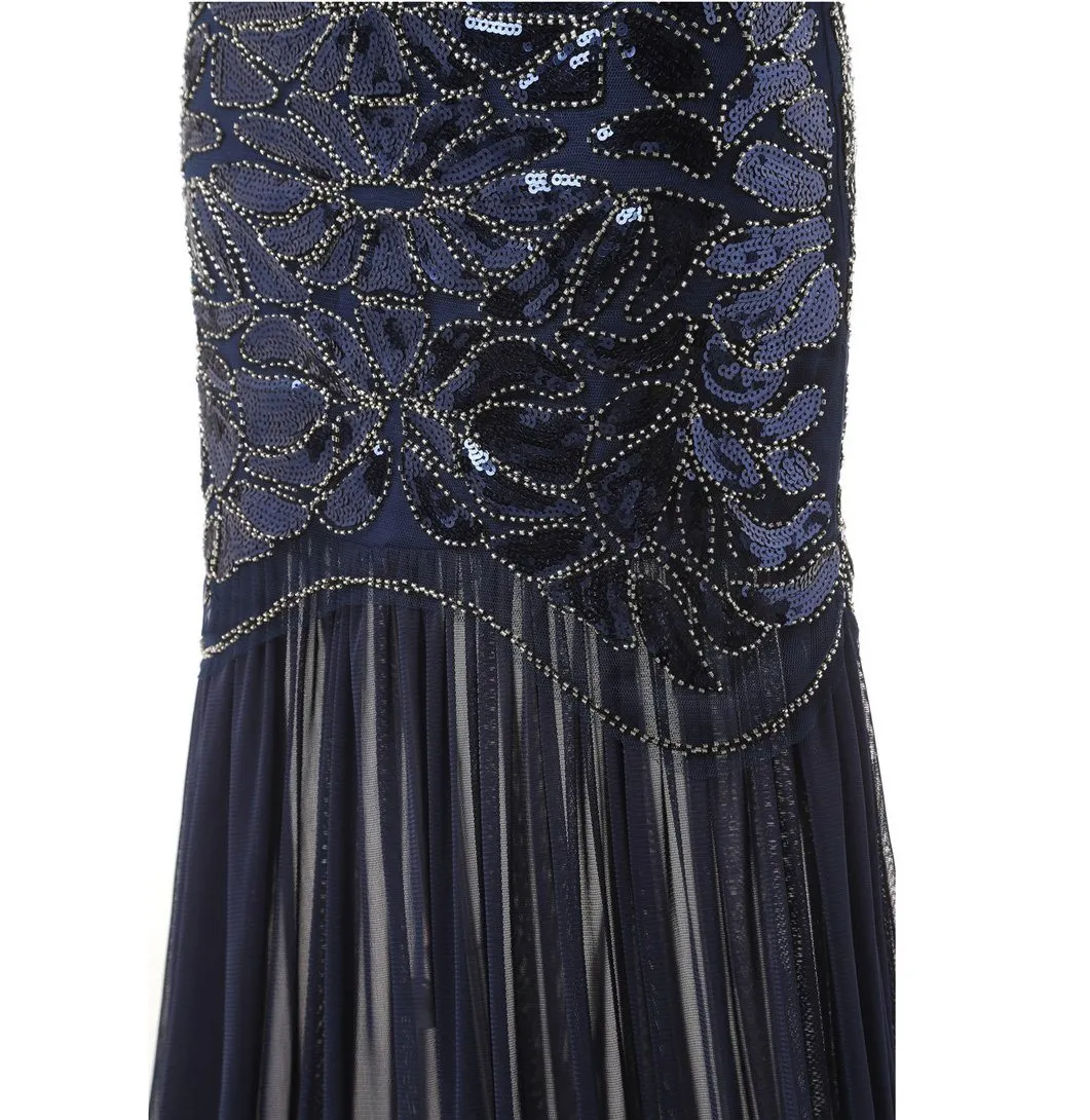 Sequin Beaded Art Deco 1920s Style Dress 1920's Themed Birthday Party|JaosWish