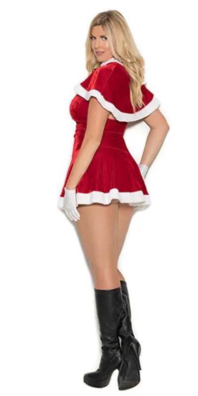 Sexy Plus Size Happy Holidays Mrs Claus Costume