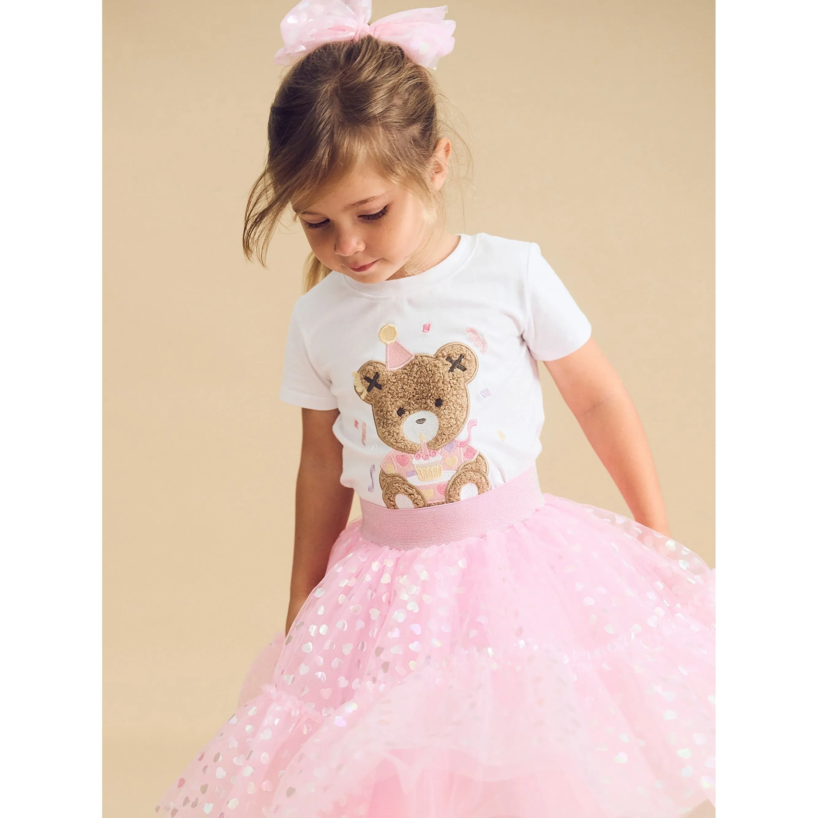 Shimmer Hearts Party Skirt