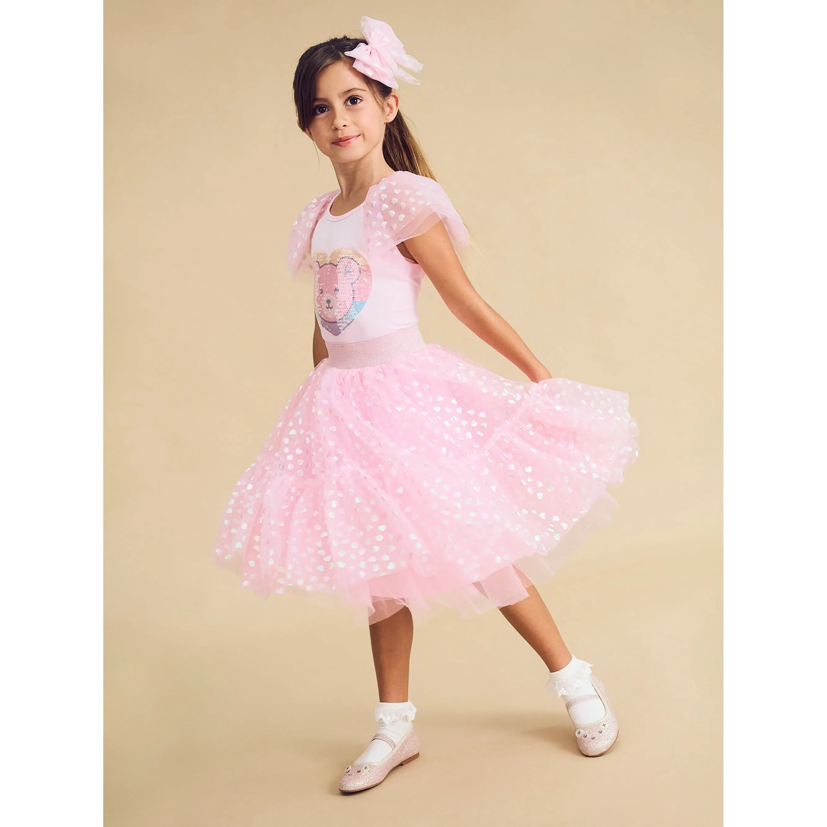 Shimmer Hearts Party Skirt