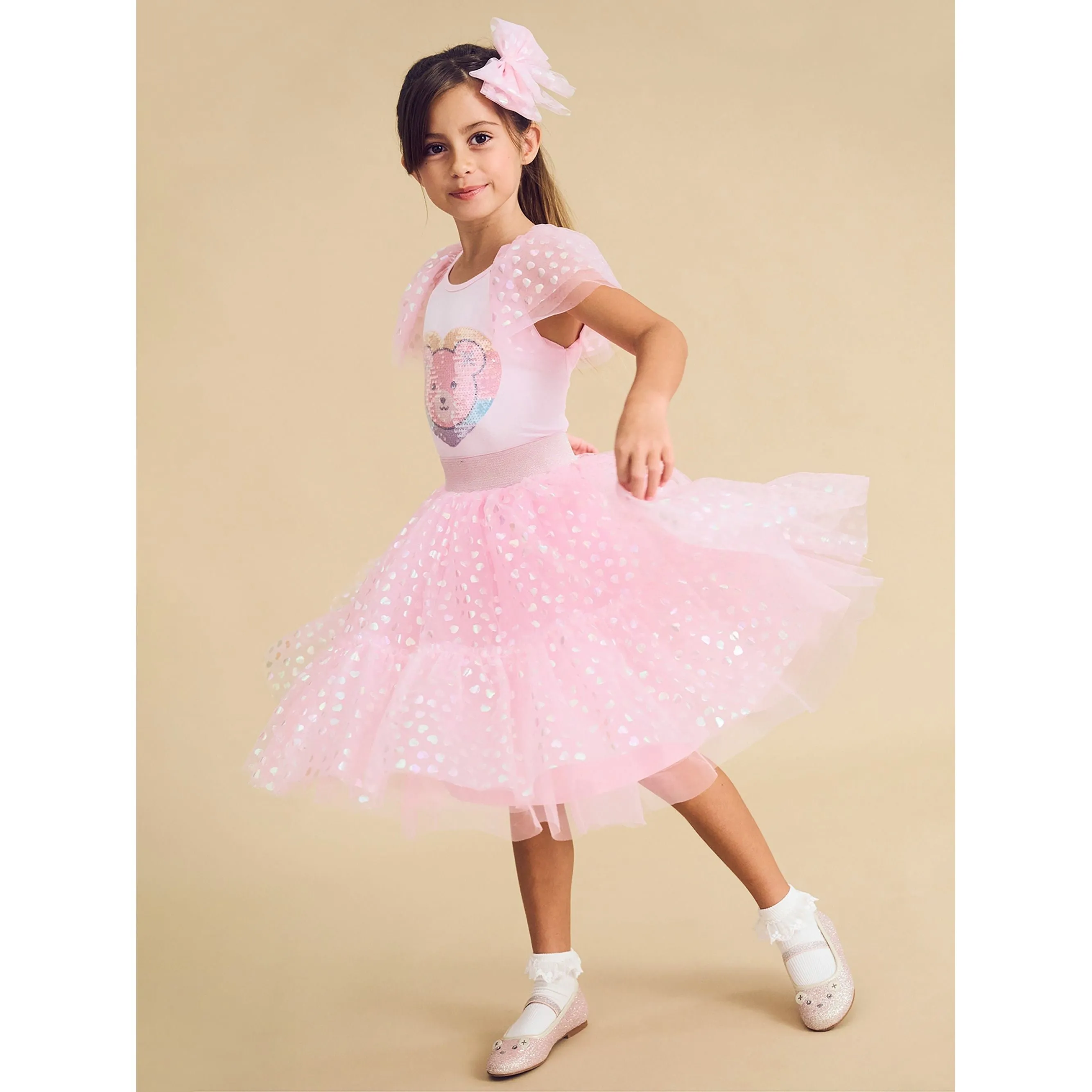 Shimmer Hearts Party Skirt