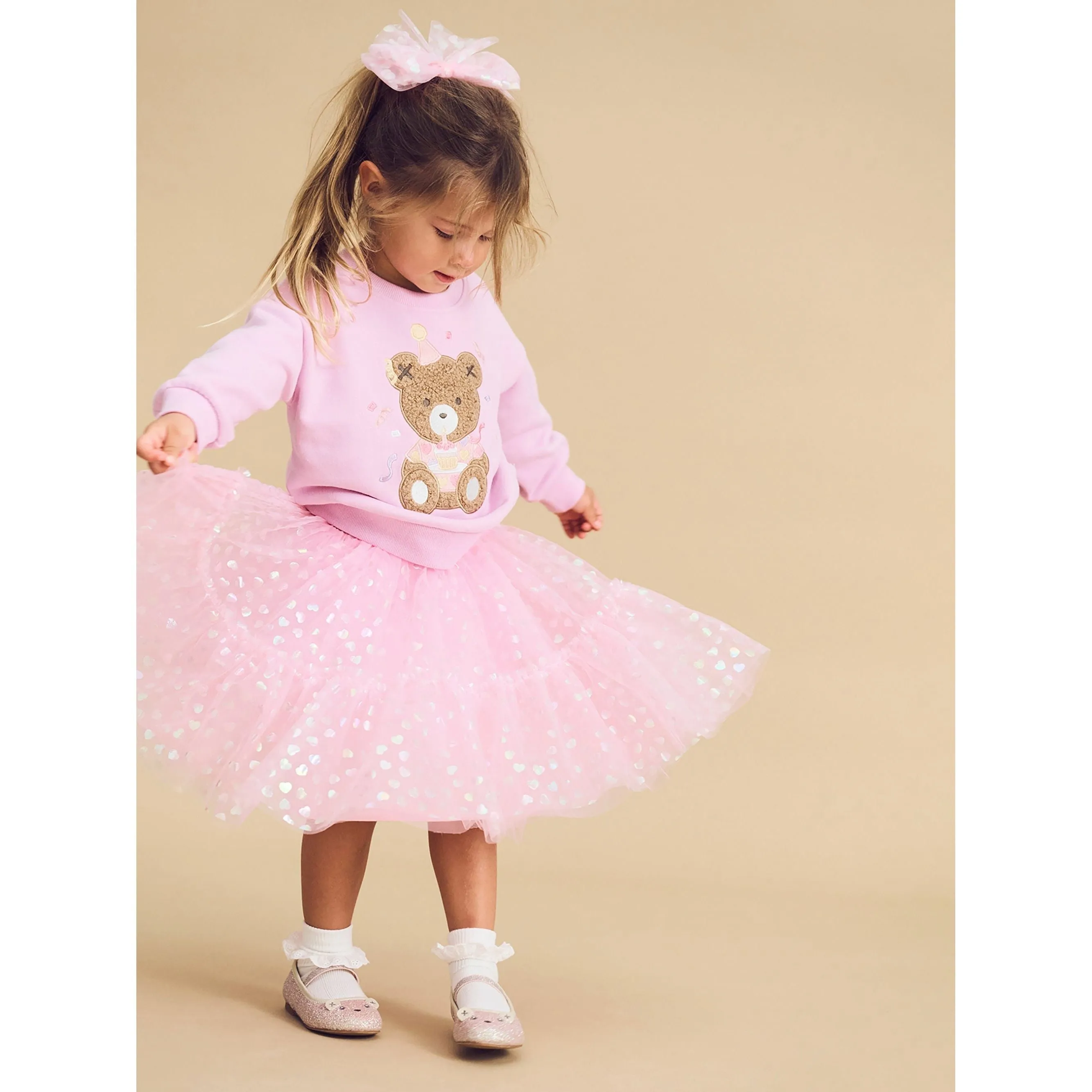 Shimmer Hearts Party Skirt