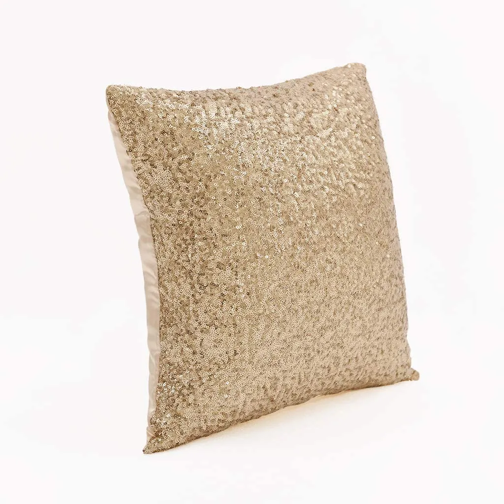 Shiny Sparkling Sequin Christmas Decorative Cushion Covers Pillowcases