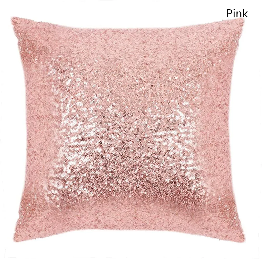 Shiny Sparkling Sequin Christmas Decorative Cushion Covers Pillowcases