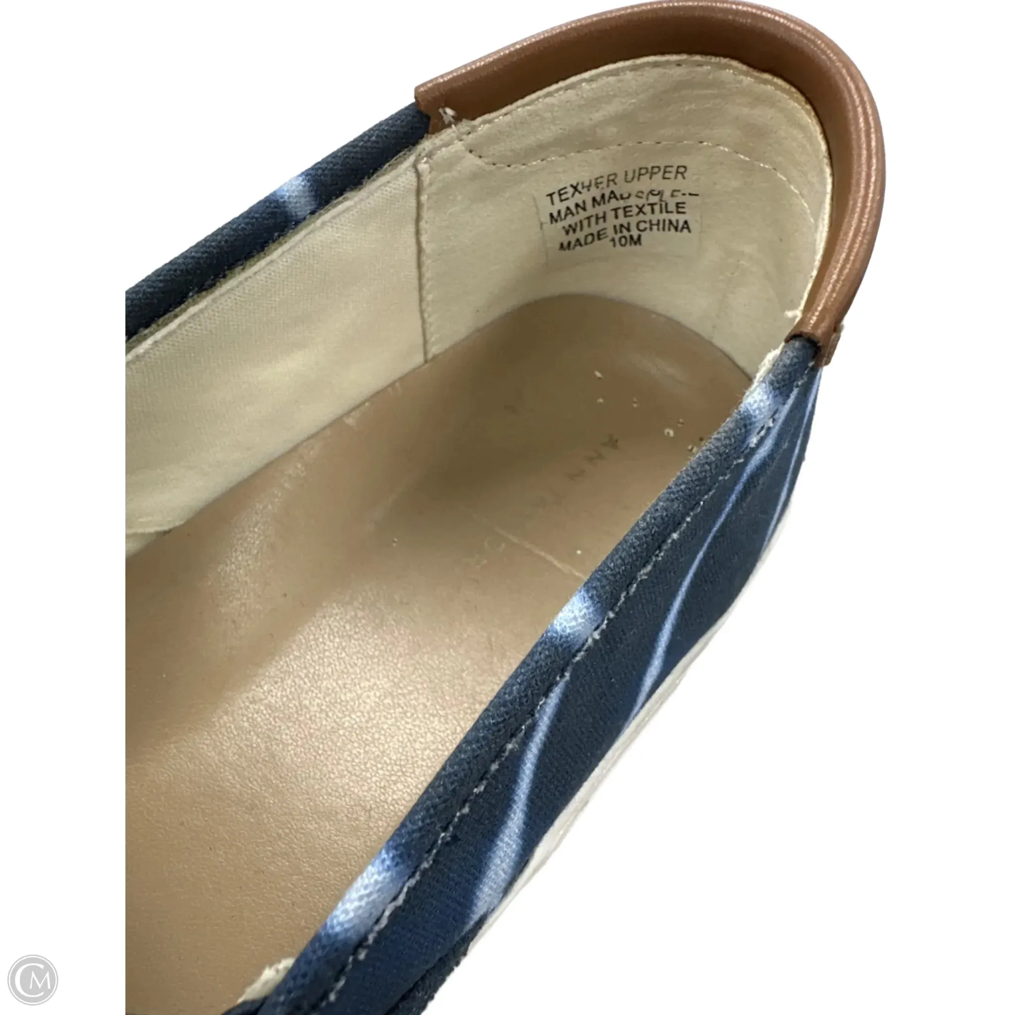 Shoes Flats By Ann Taylor In Blue, Size: 10