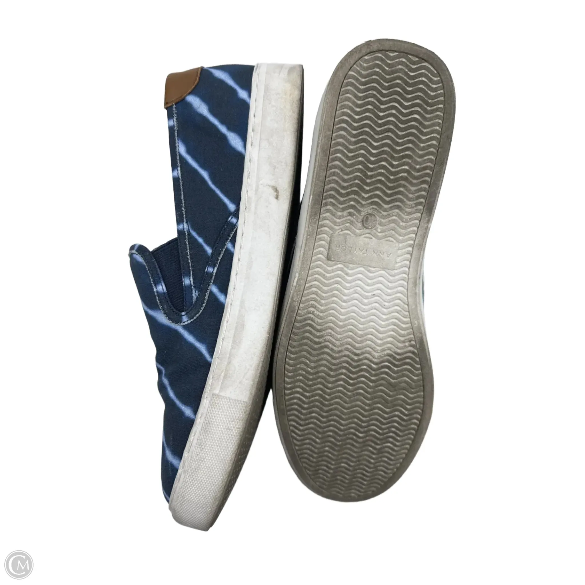 Shoes Flats By Ann Taylor In Blue, Size: 10