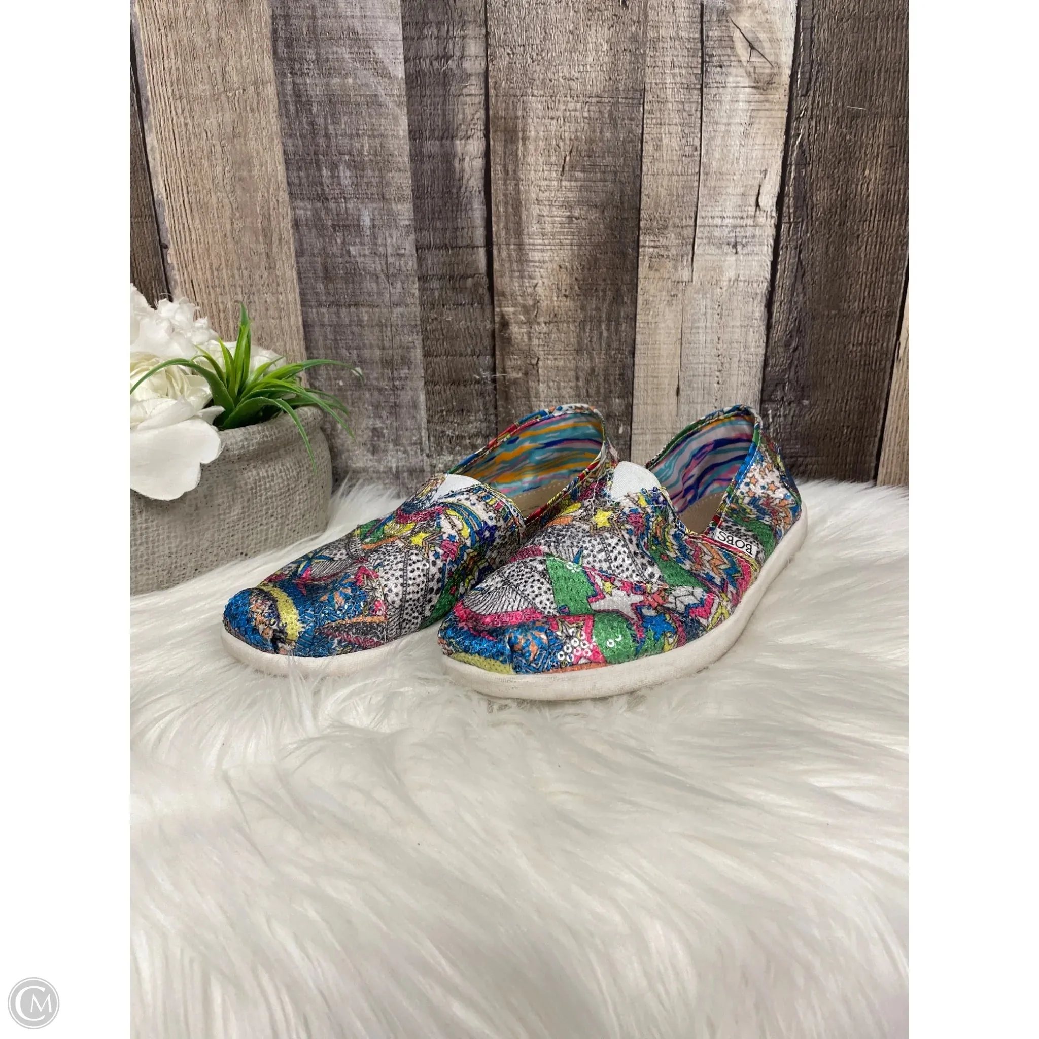 Shoes Flats By Bobs In Multi-colored, Size: 8