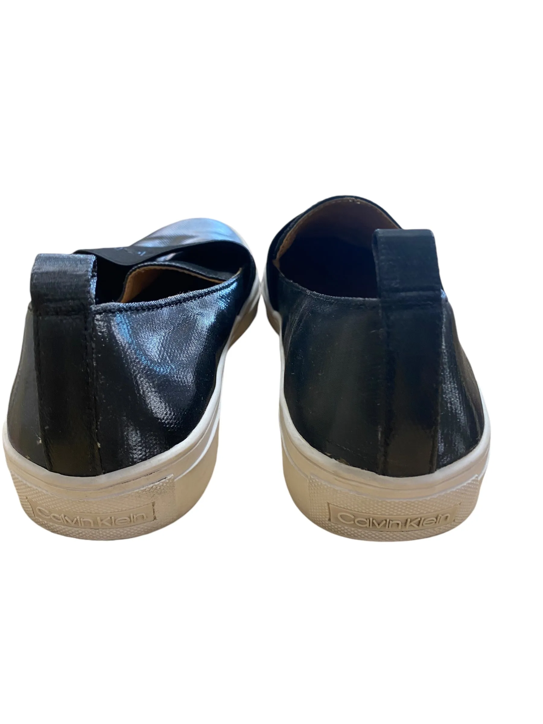 Shoes Flats By Calvin Klein In Black, Size: 8