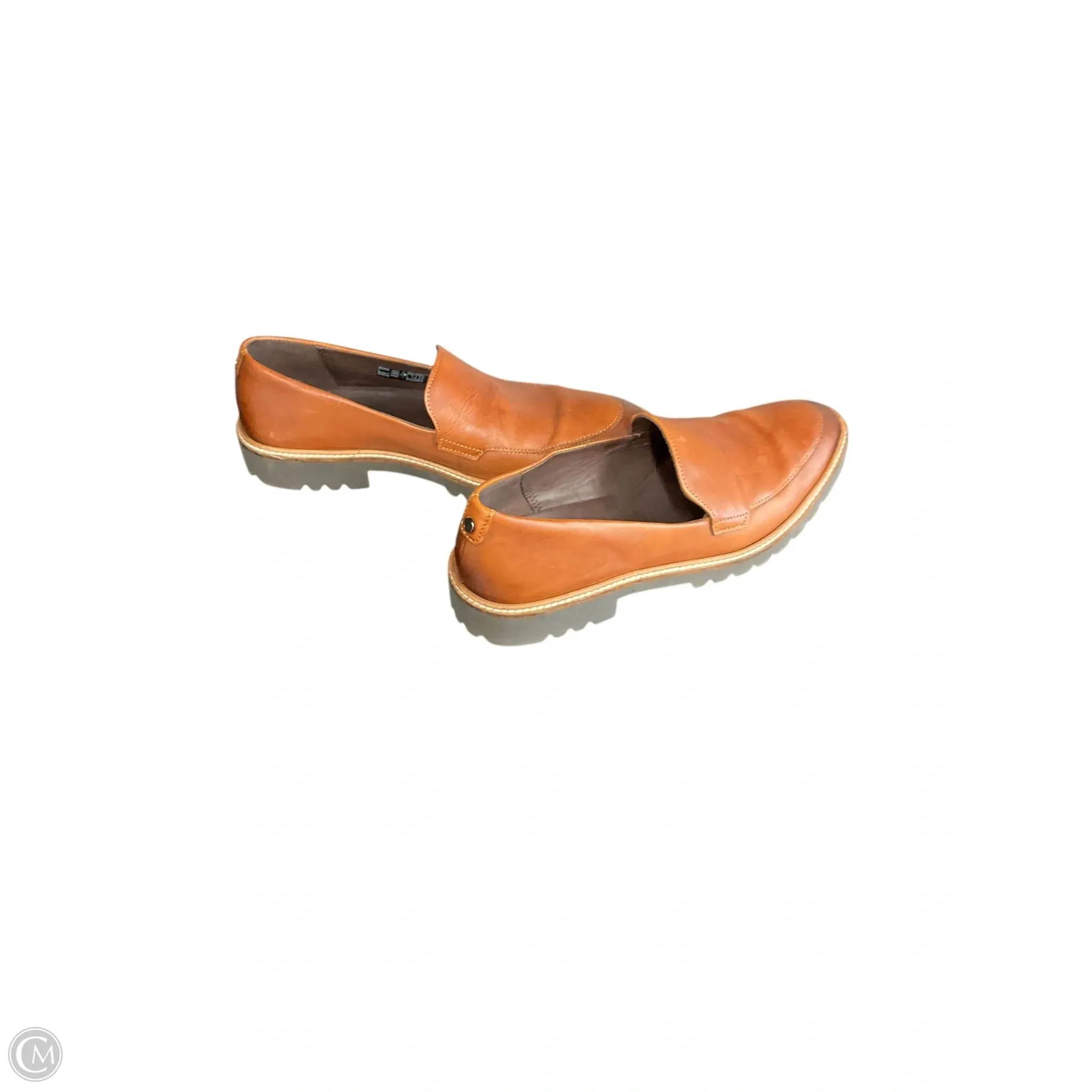 Shoes Flats By Ecco In Brown, Size: 6.5