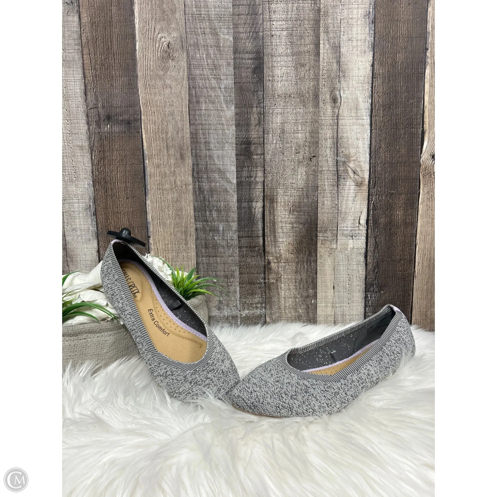 Shoes Flats By Falls Creek In Grey, Size: 8.5