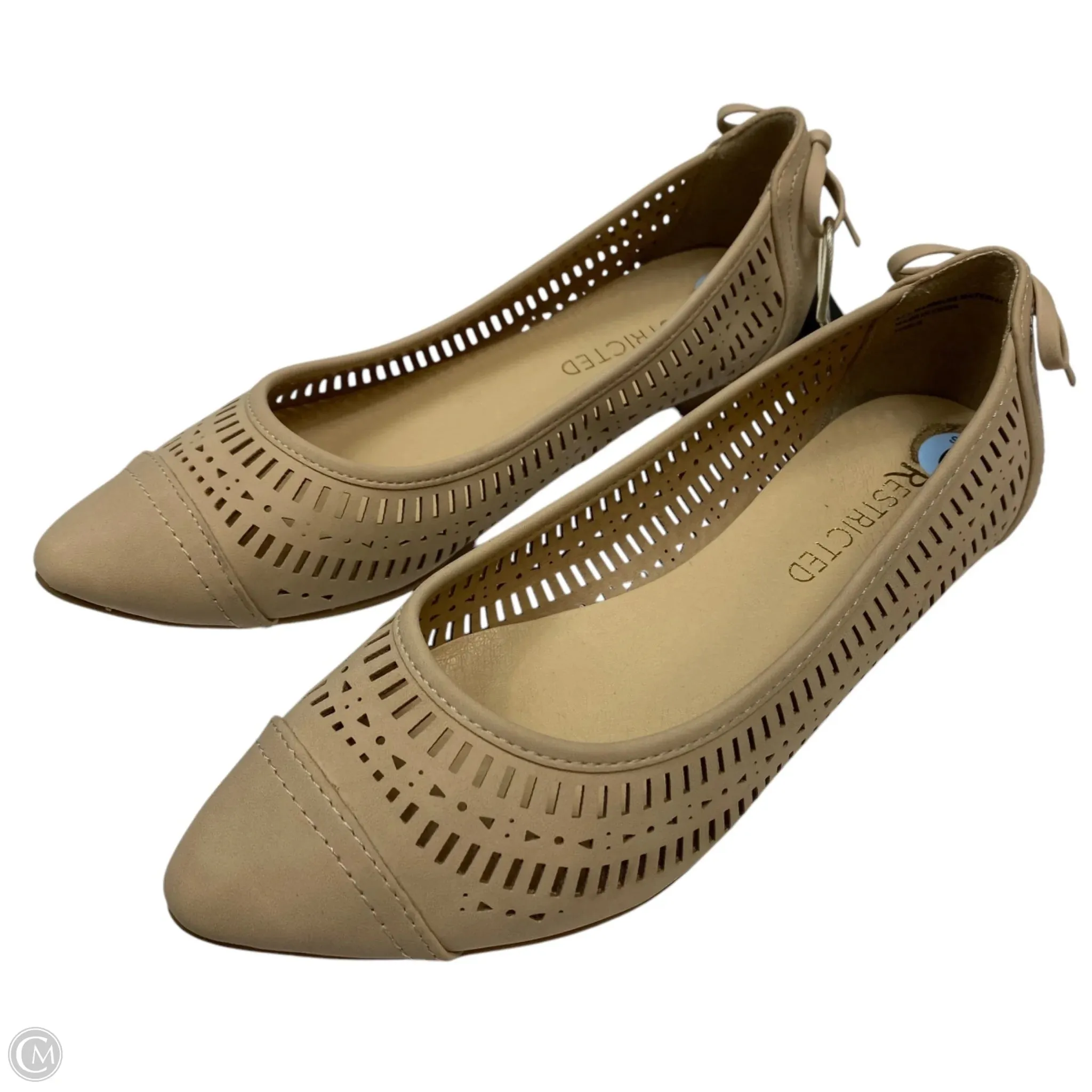 Shoes Flats By Restricted In Tan, Size: 6