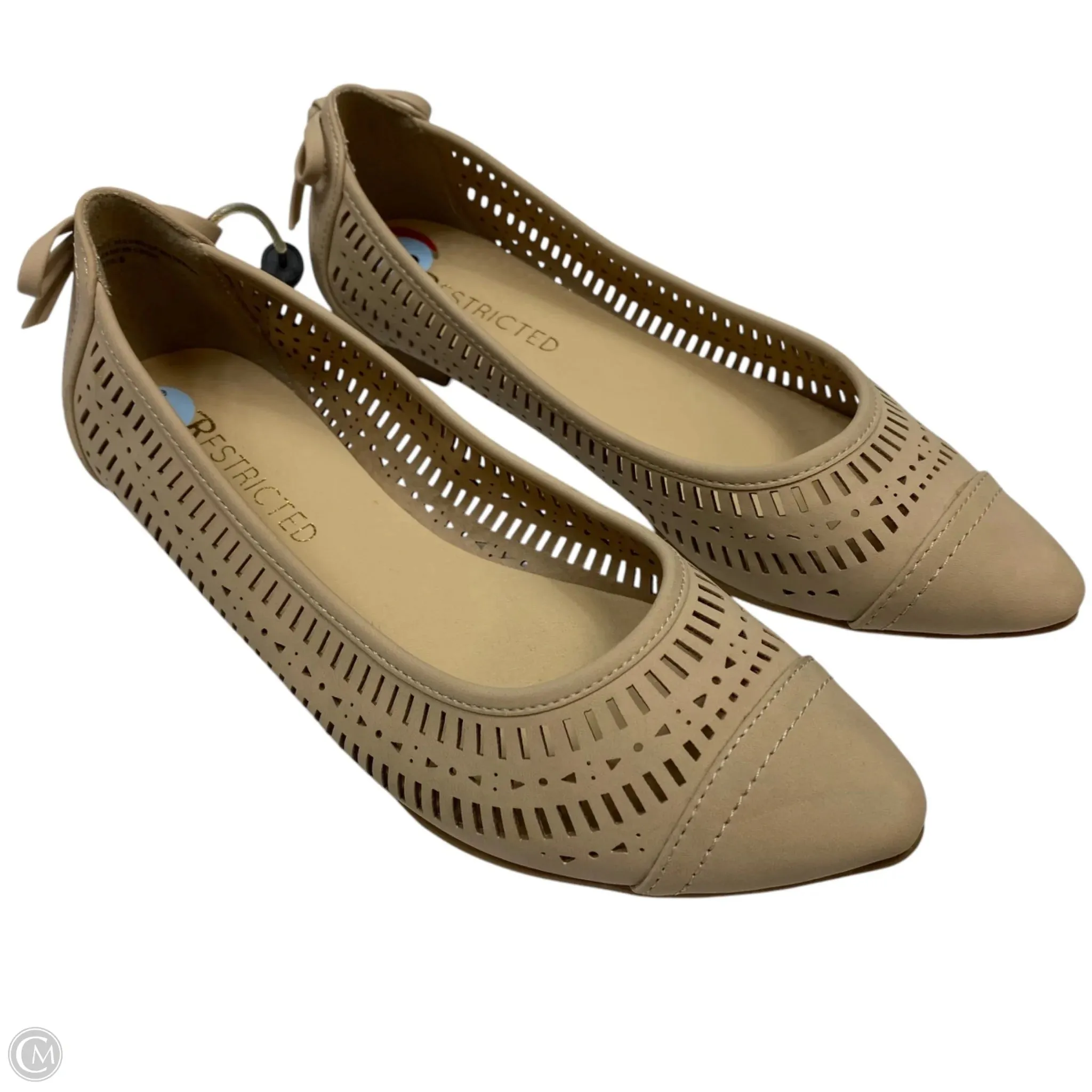 Shoes Flats By Restricted In Tan, Size: 6