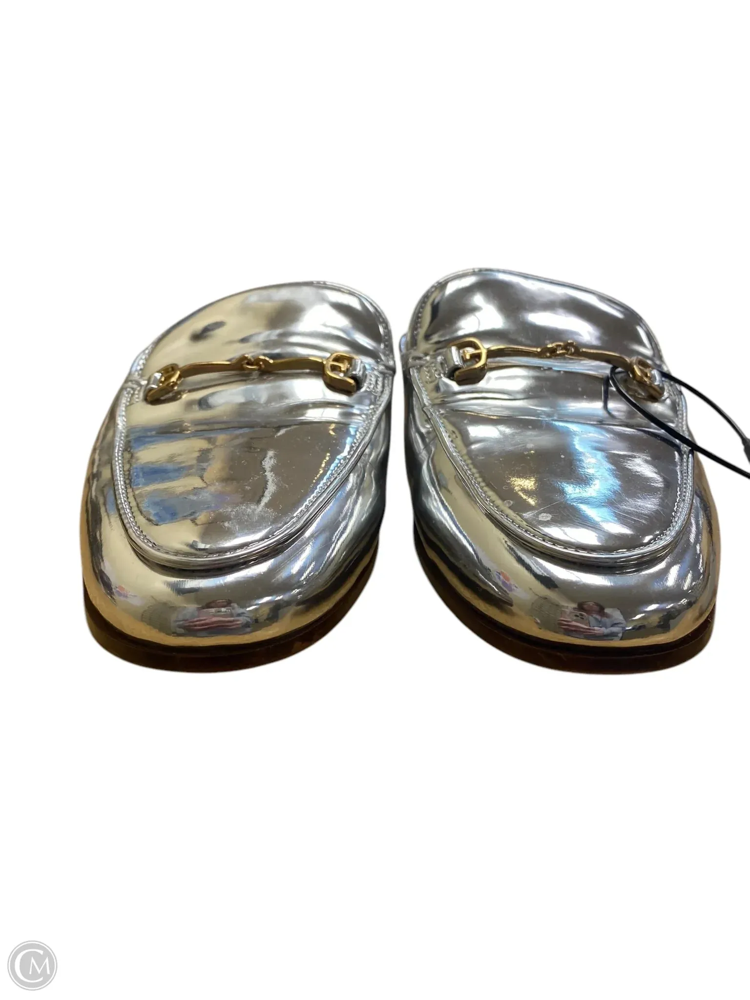 Shoes Flats By Sam Edelman In Silver, Size: 7.5