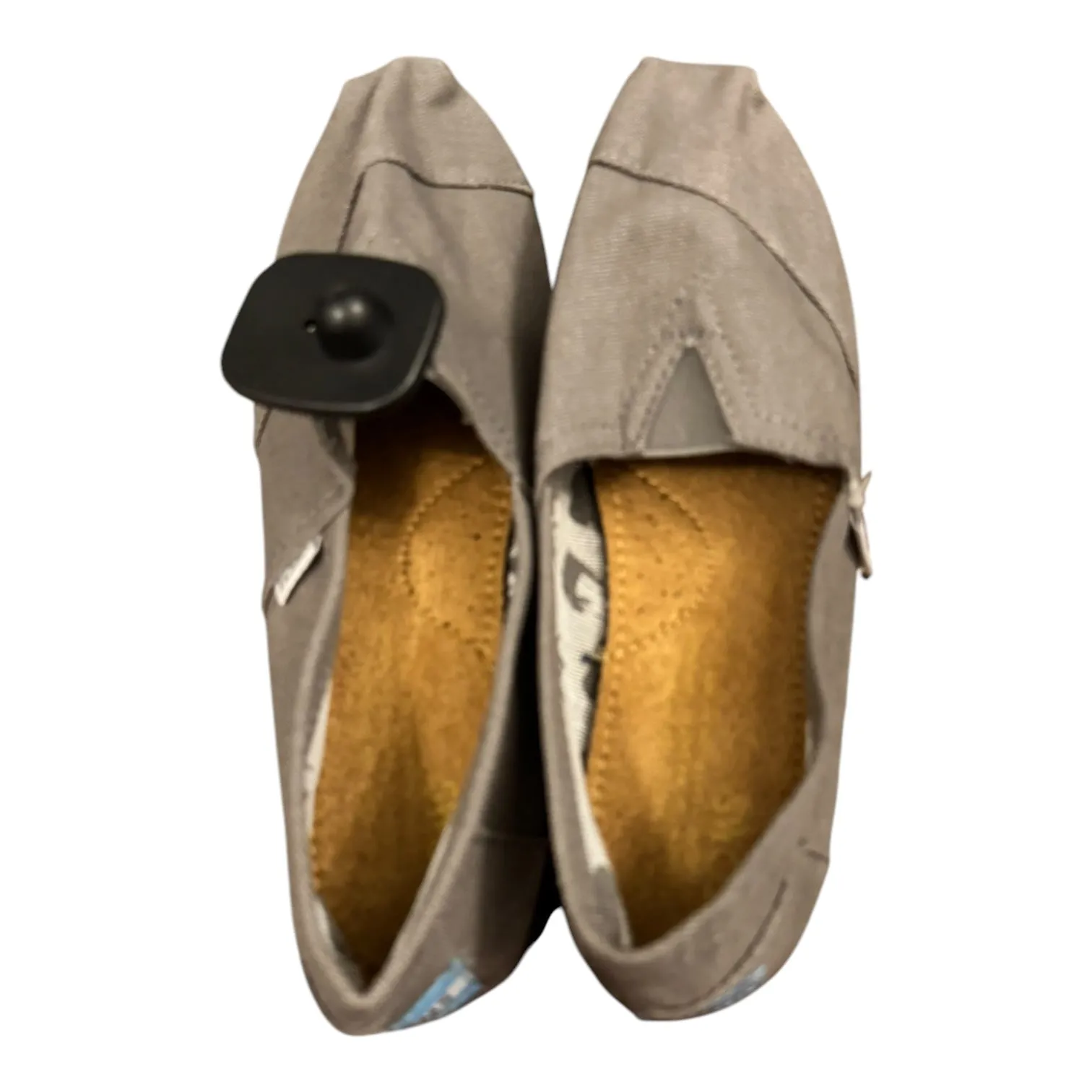 Shoes Flats By Toms In Grey, Size:10
