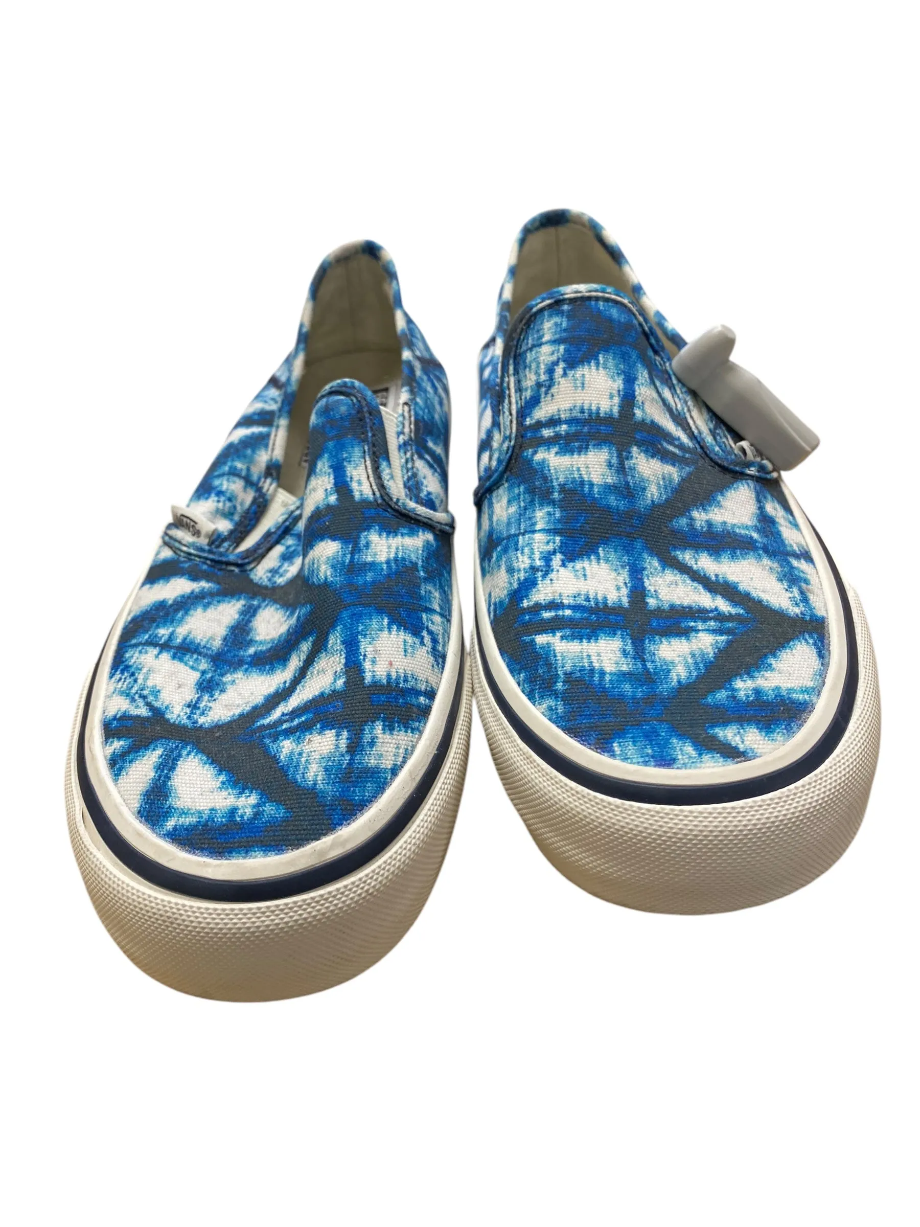 Shoes Flats By Vans In Blue, Size: 8.5