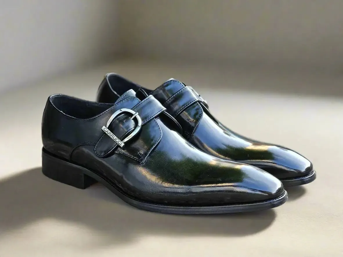 Signature Buckle Monk Strap Shoe